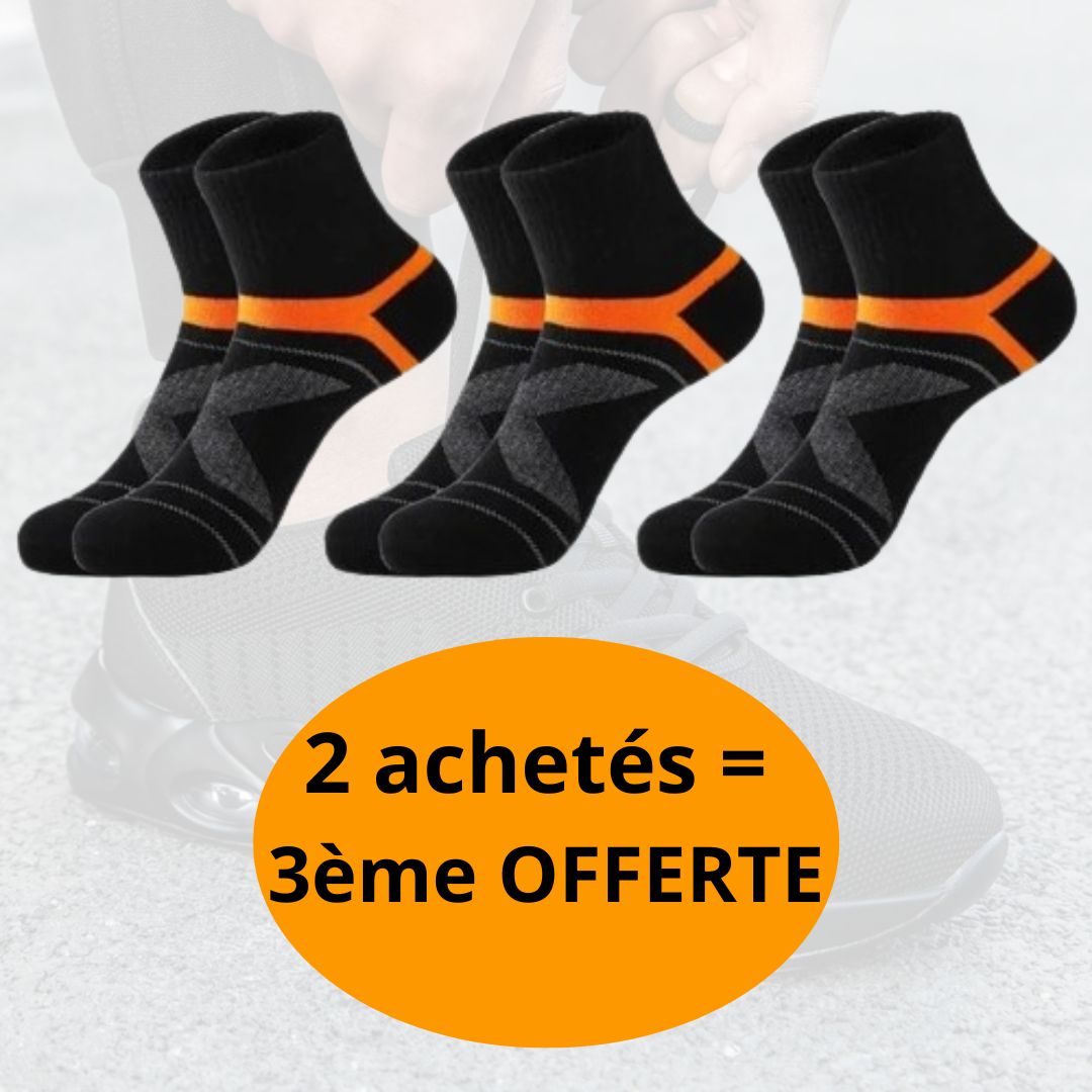 SOCKS-CONFORT™ - Chaussettes absorbantes et respirantes