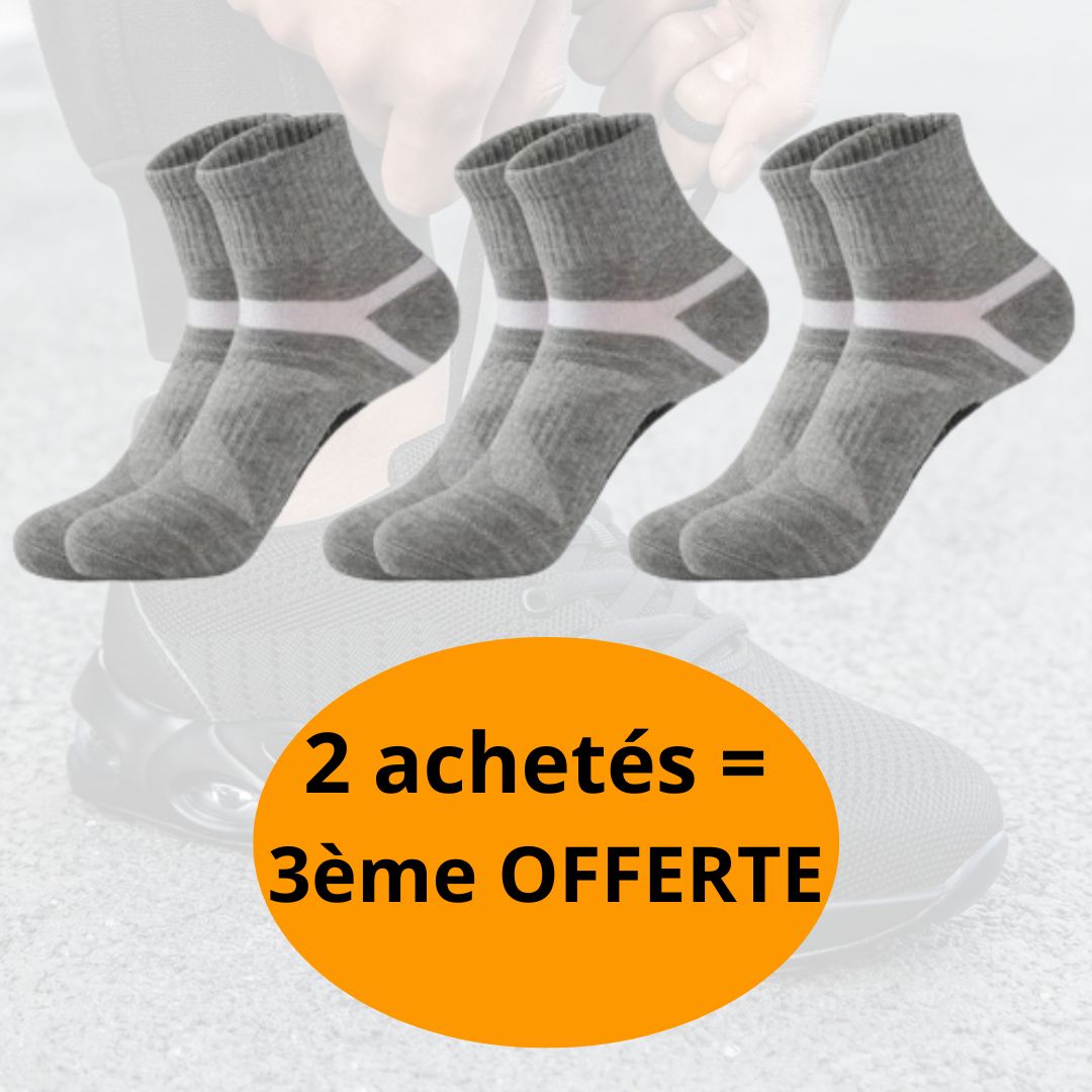 SOCKS-CONFORT™ - Chaussettes absorbantes et respirantes