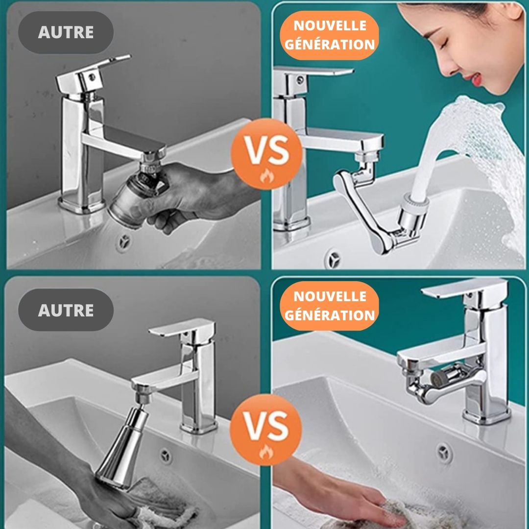 robinet multifonction universel